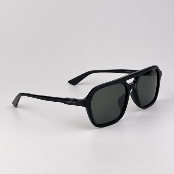 Gucci Pilot Sunglasses – Black Frame with Grey Lenses | Model: GG1823SA 001 main image 11
